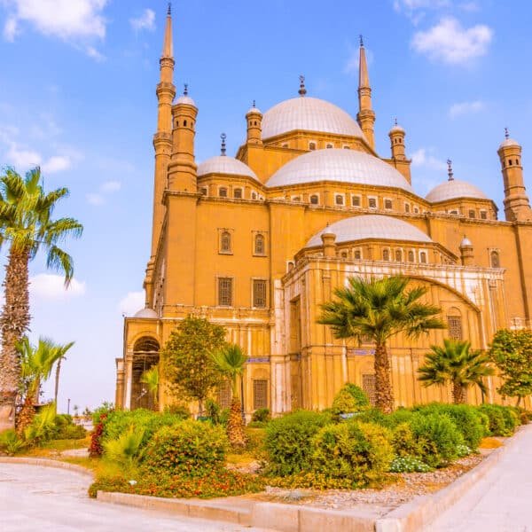 Majestuosa mezquita de Muhammad Ali en la Ciudadela de Saladino.