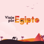 Vista panorámica de Egipto con sus paisajes y monumentos icónicos.