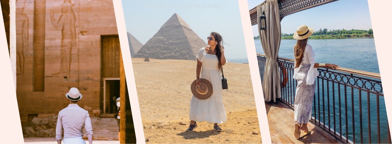 una-imagen-de-turistas-extranjeros-disfrutando-de-la-auténtica-historia-egipcia-desde-las-pirámides-hasta-los-templos-antiguos Turistas extranjeros explorando las pirámides y templos antiguos de Egipto.