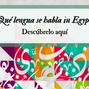 Mapa de los idiomas hablados en Egipto con énfasis en el árabe.