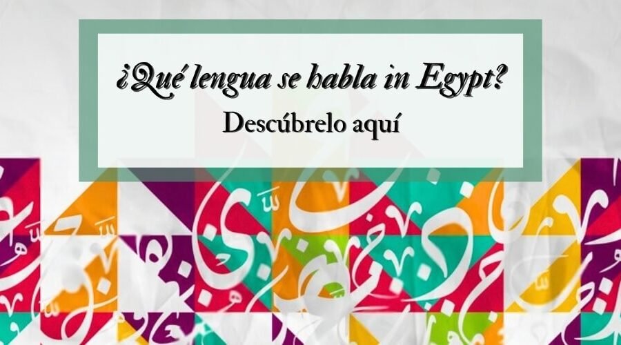 Mapa de los idiomas hablados en Egipto con énfasis en el árabe.